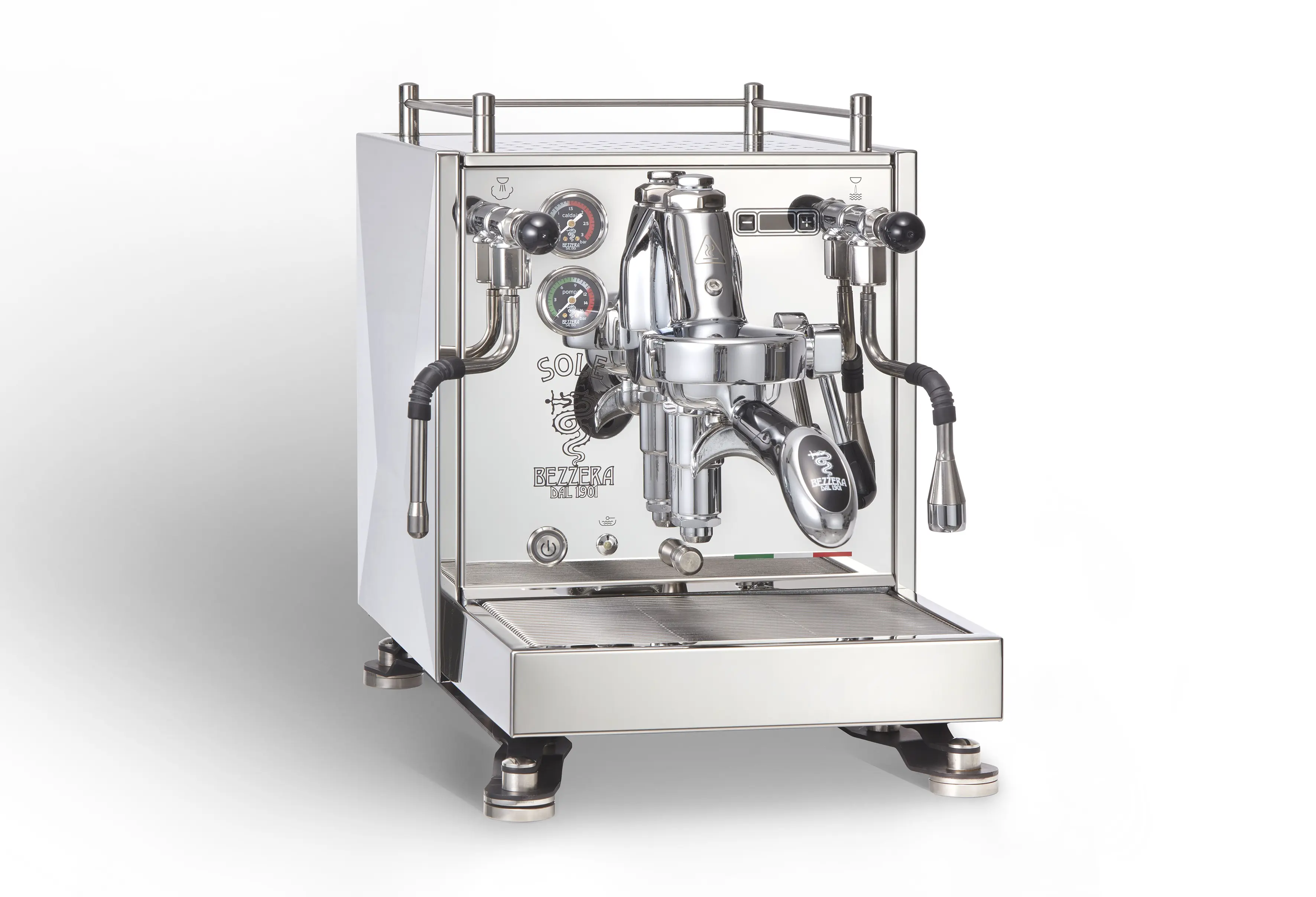 Bezzera Sole PID chrom front Bezzera Sole PID chrom front