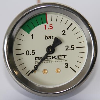Rocket Espresso - Manometer für Kesseldruck - R58 Rocket Espresso - Manometer für Kesseldruck - R58