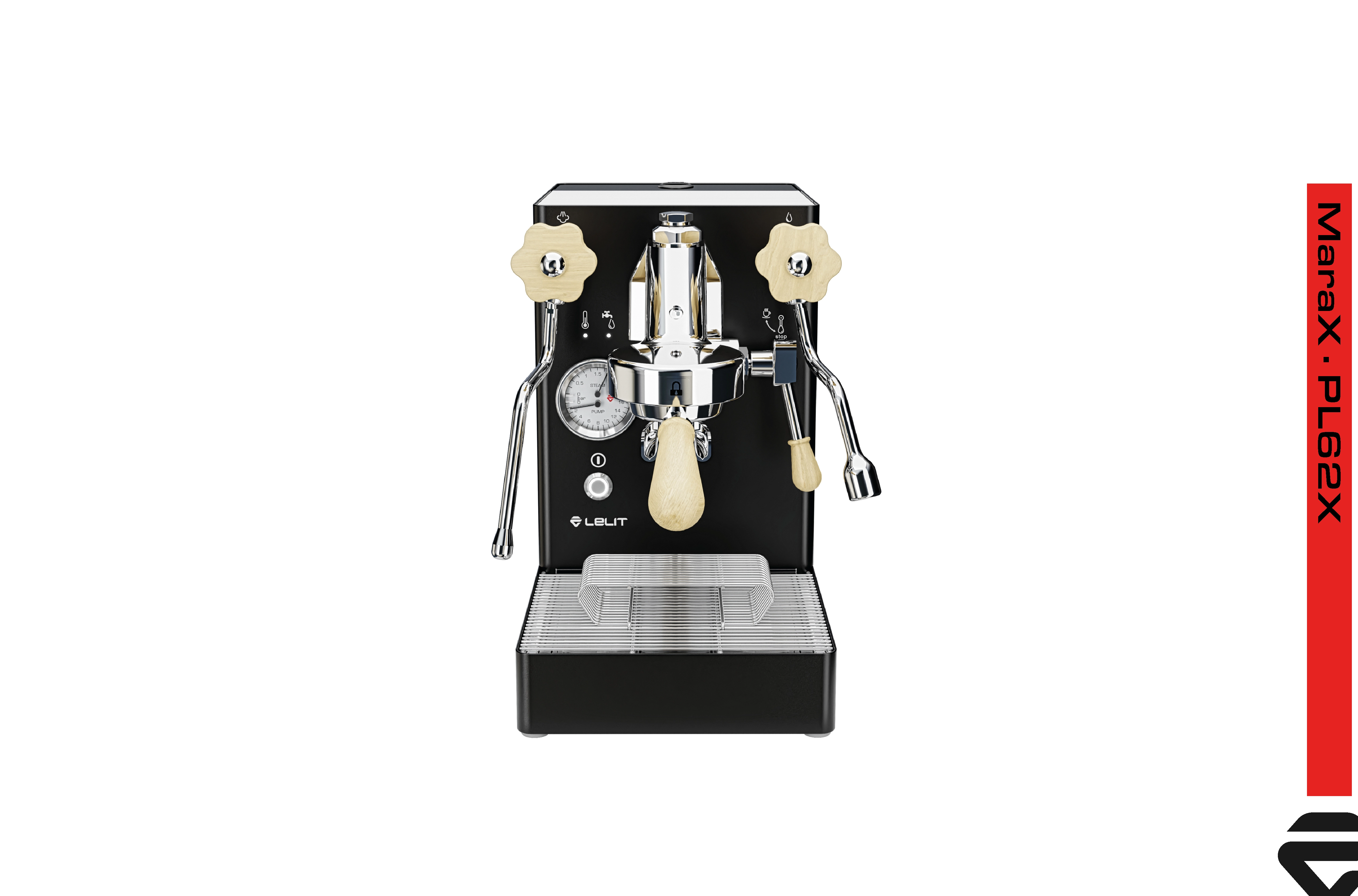 Lelit MaraX PL62X-EUCB Schwarz Espressomaschine Hauptbild