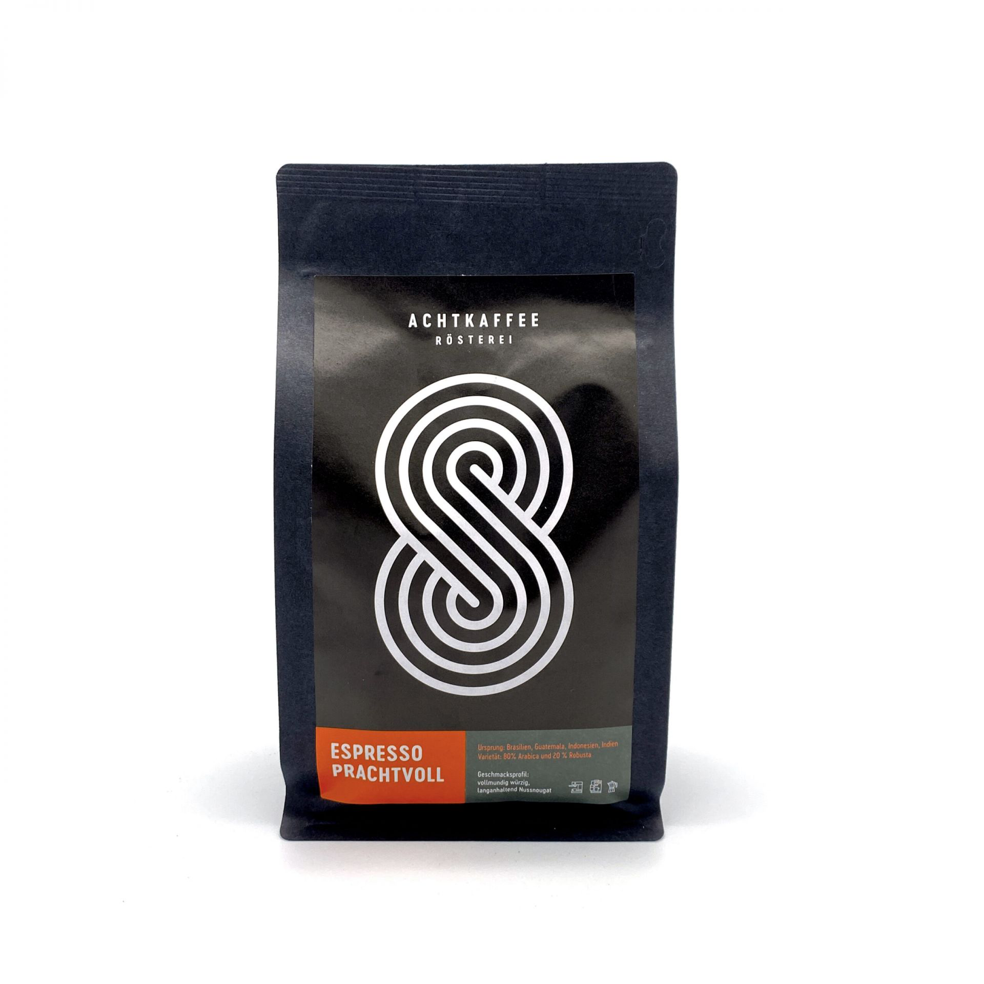 Achtkaffee Rösterei - Espresso Prachtvoll - 0,5 kg Achtkaffee Rösterei - Espresso Prachtvoll - 0,5 kg