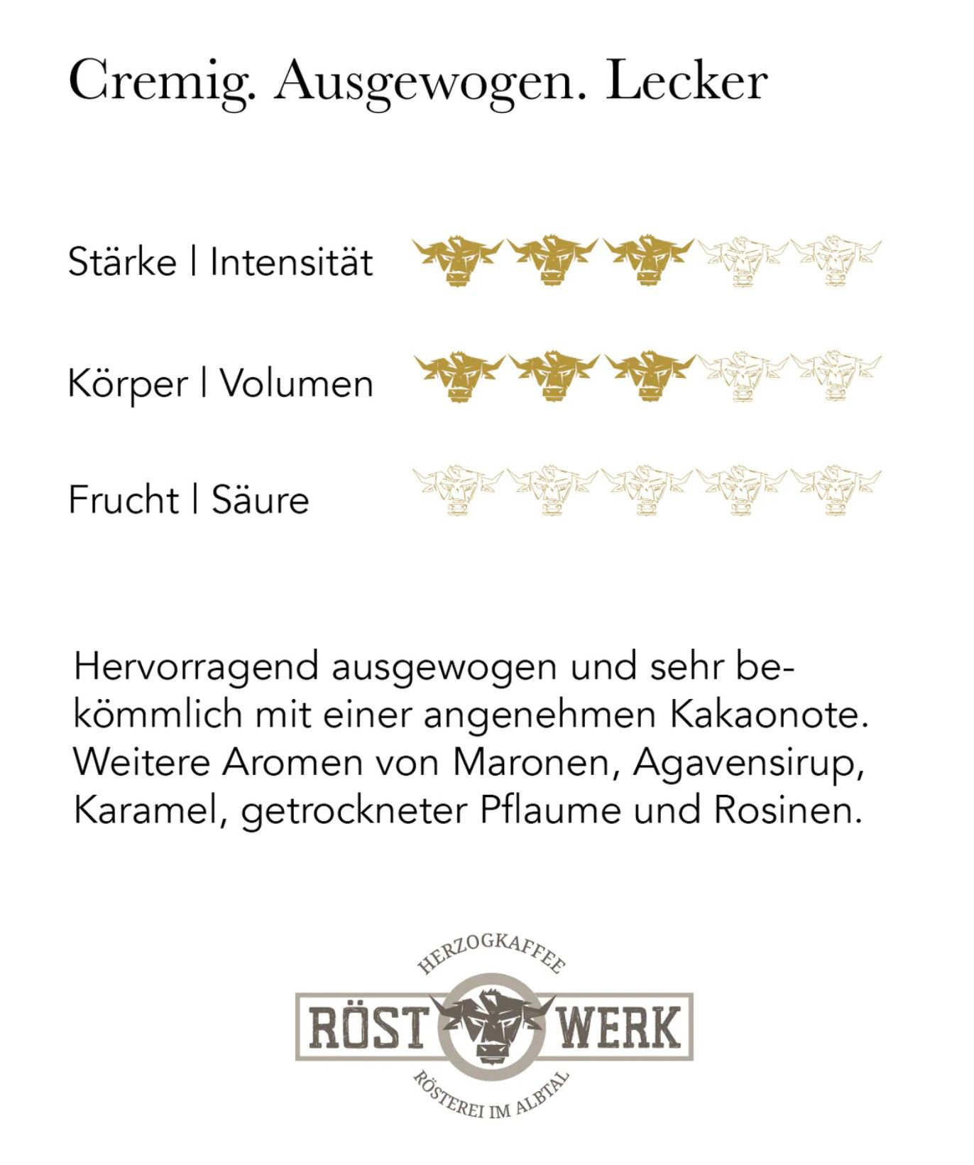 Herzog Kaffee - Hippstar - Eigenschaften Herzog Kaffee - Hippstar - Eigenschaften