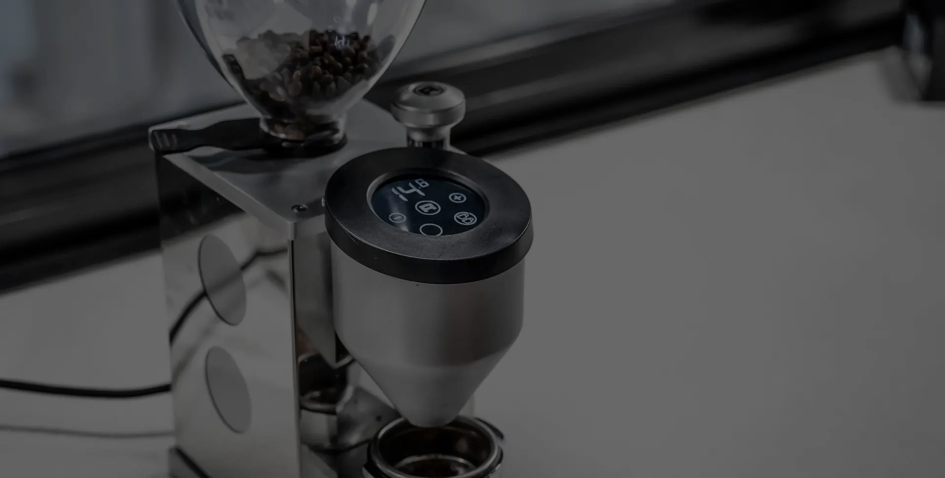 Espressomühle mit digitaler Anzeige