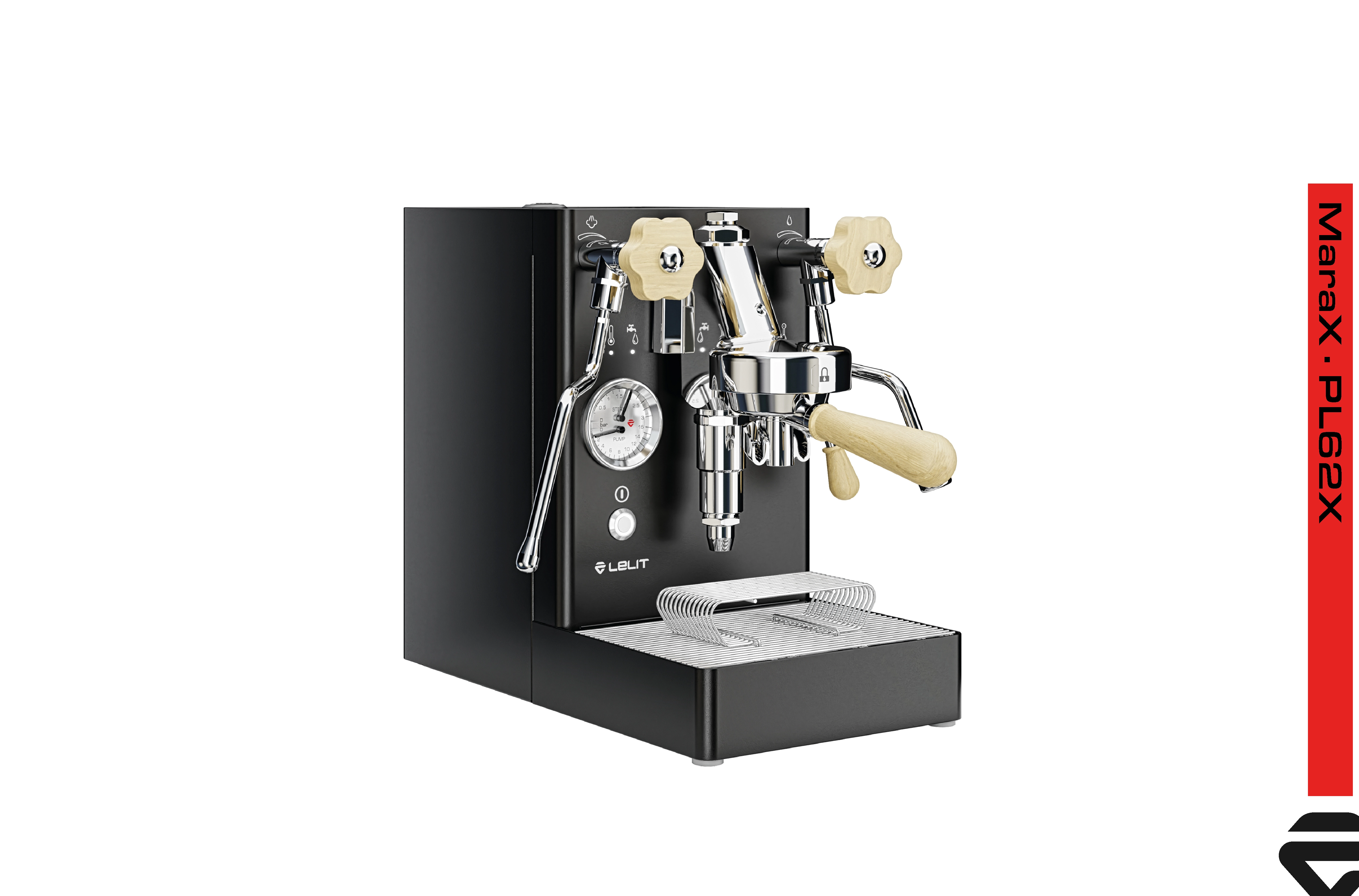 Lelit MaraX PL62X-EUCB Schwarz Espressomaschine