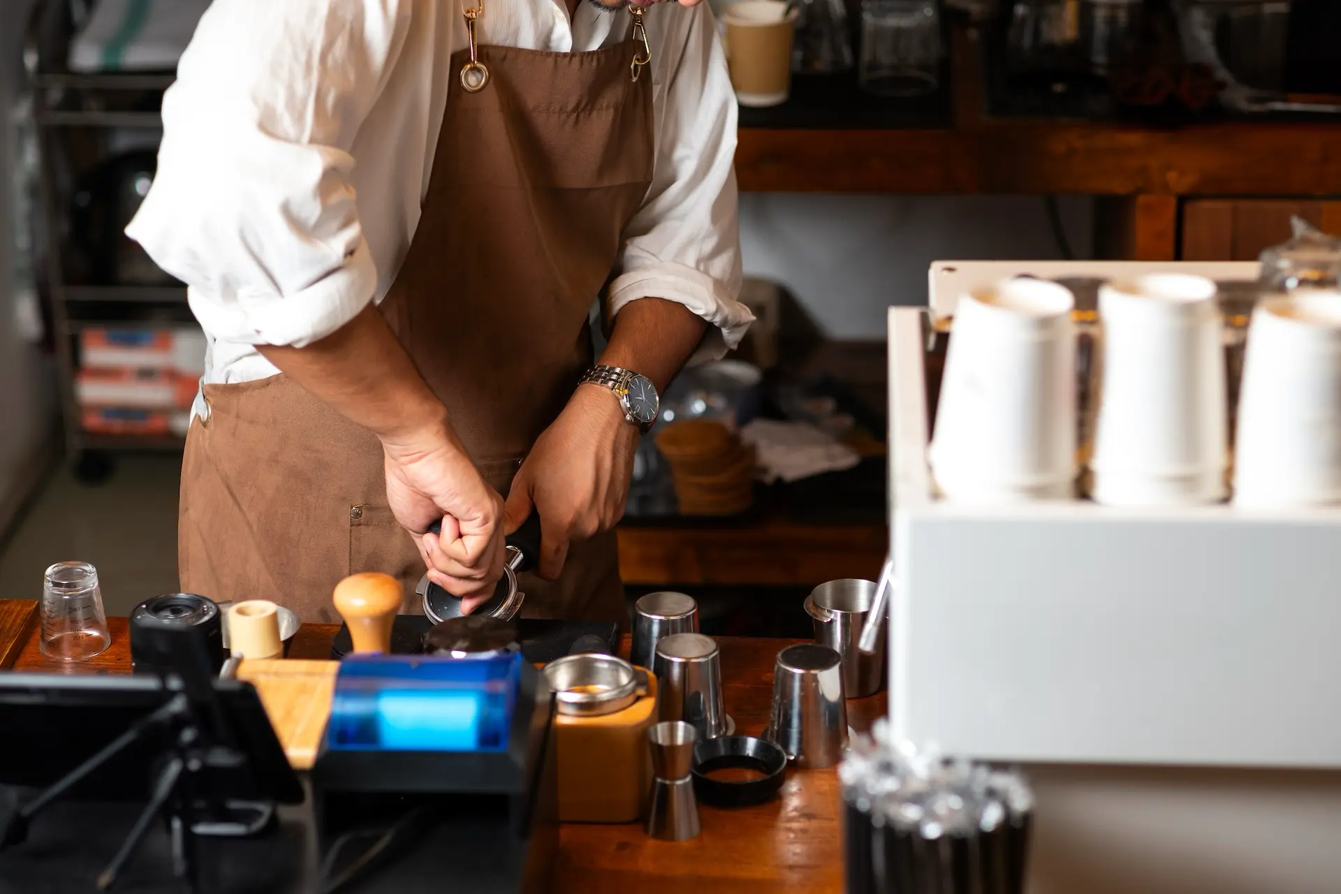 Barista tampt Espresso