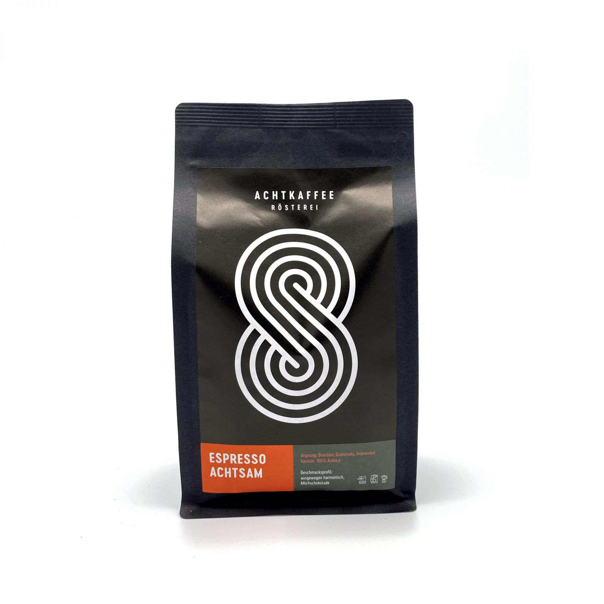 Achtkaffe Rösterei - Espresso Achtsam - 0,5 kg Achtkaffe Rösterei - Espresso Achtsam - 0,5 kg