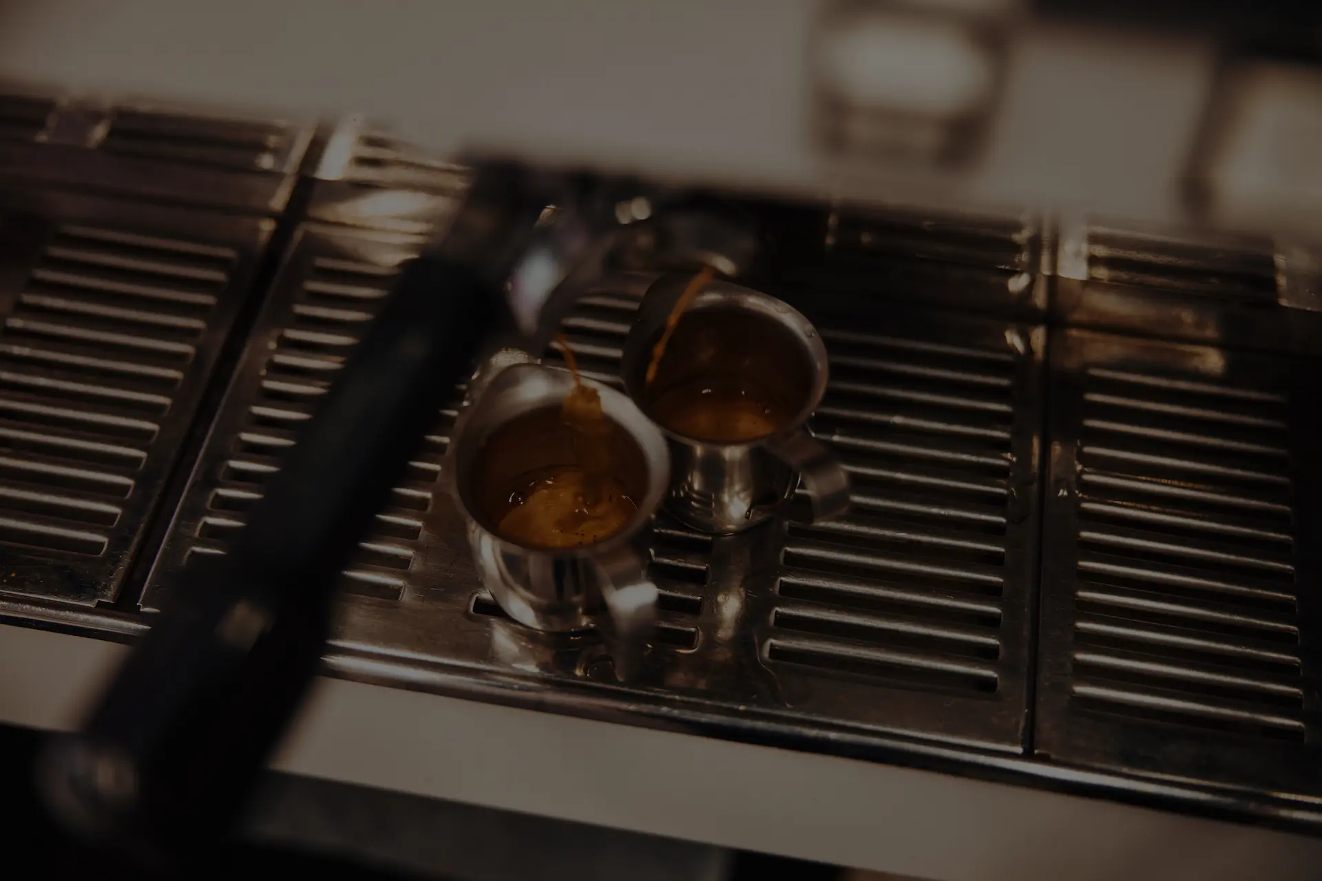 Siebtrgermaschine Espressoextraktion