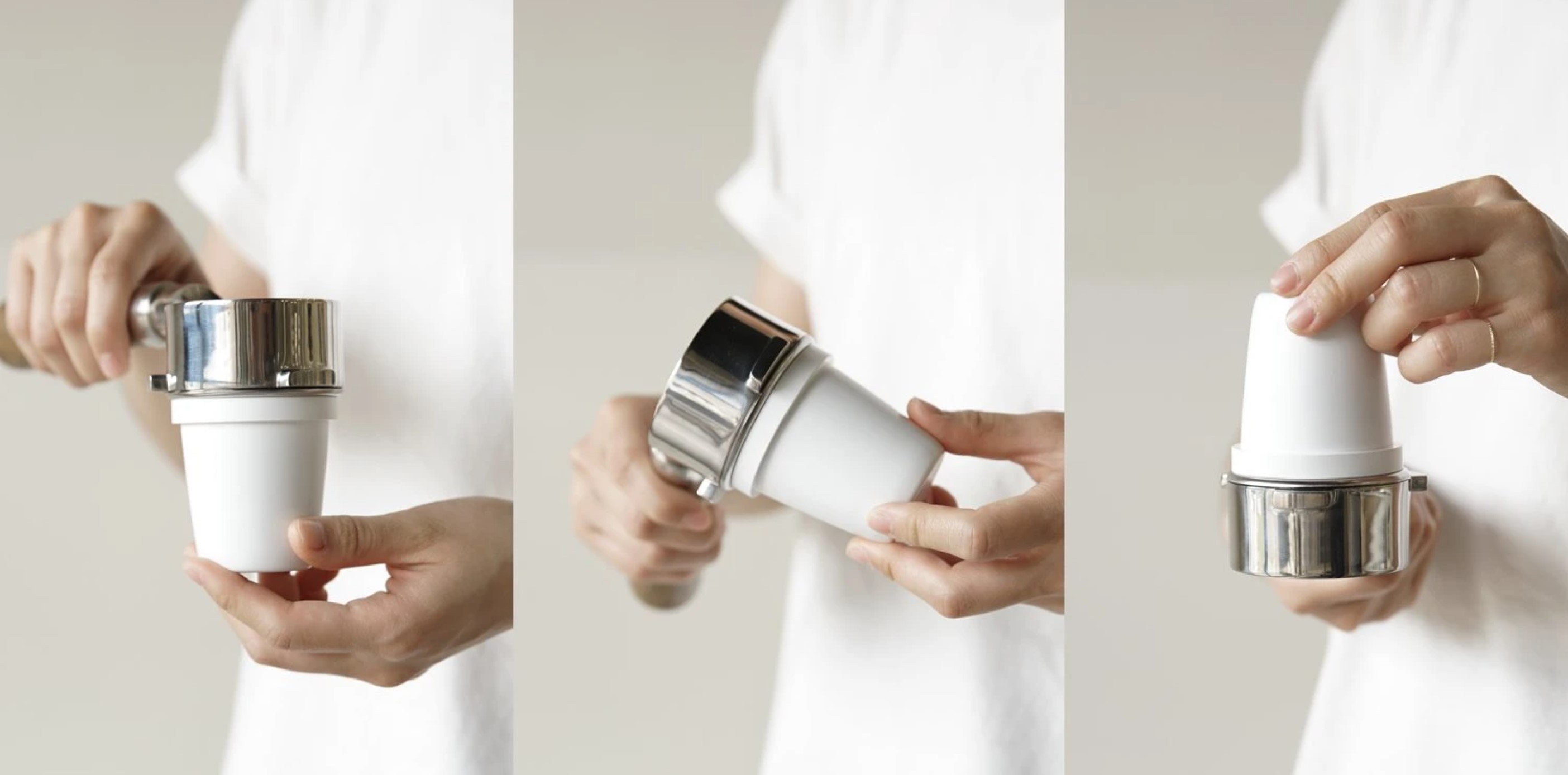 Acaia Dosier Becher 53mm - Weiß Acaia Dosier Becher 53mm - Weiß