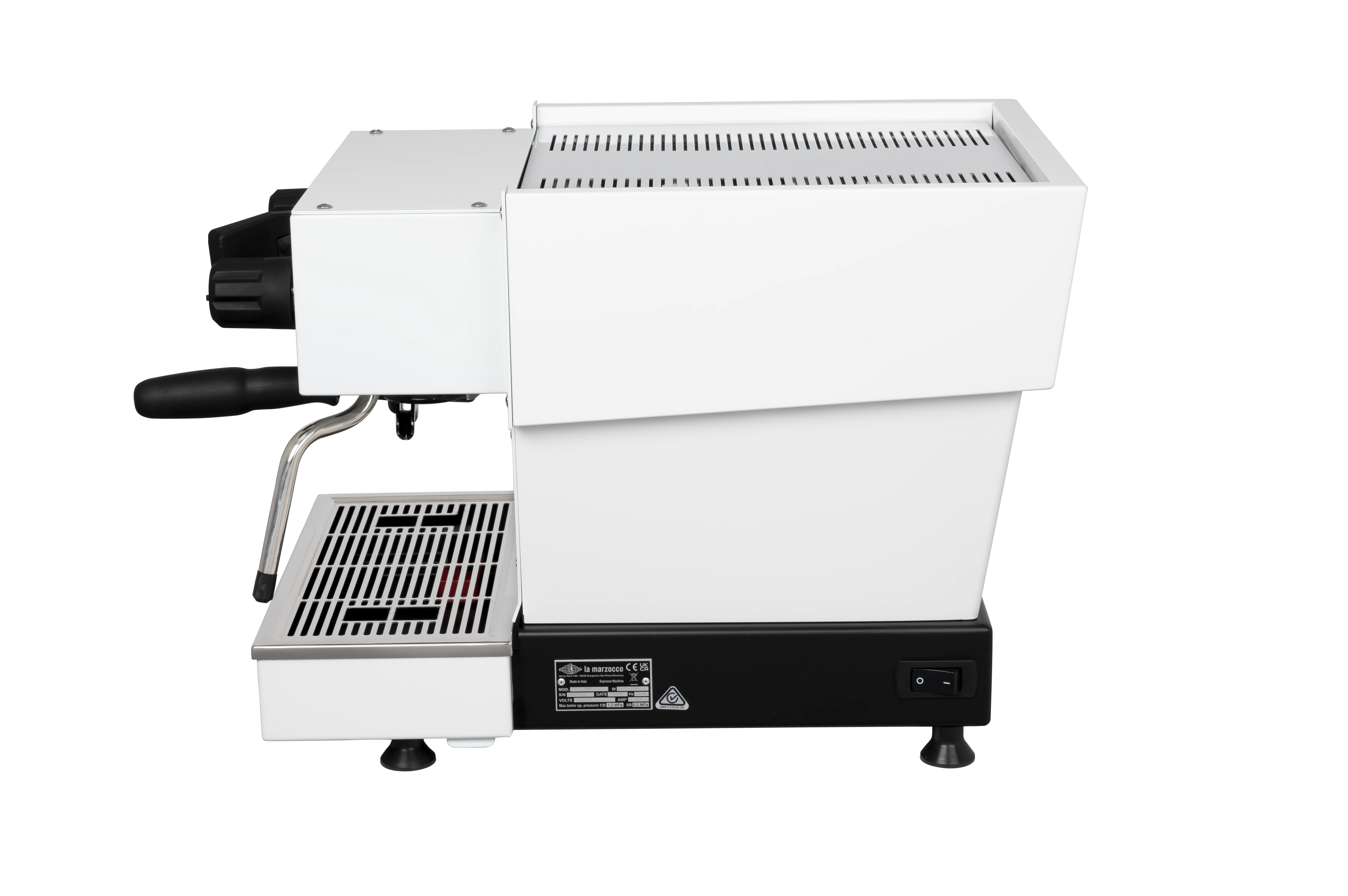 La Marzocco Linea Mini R Weiß seitlich