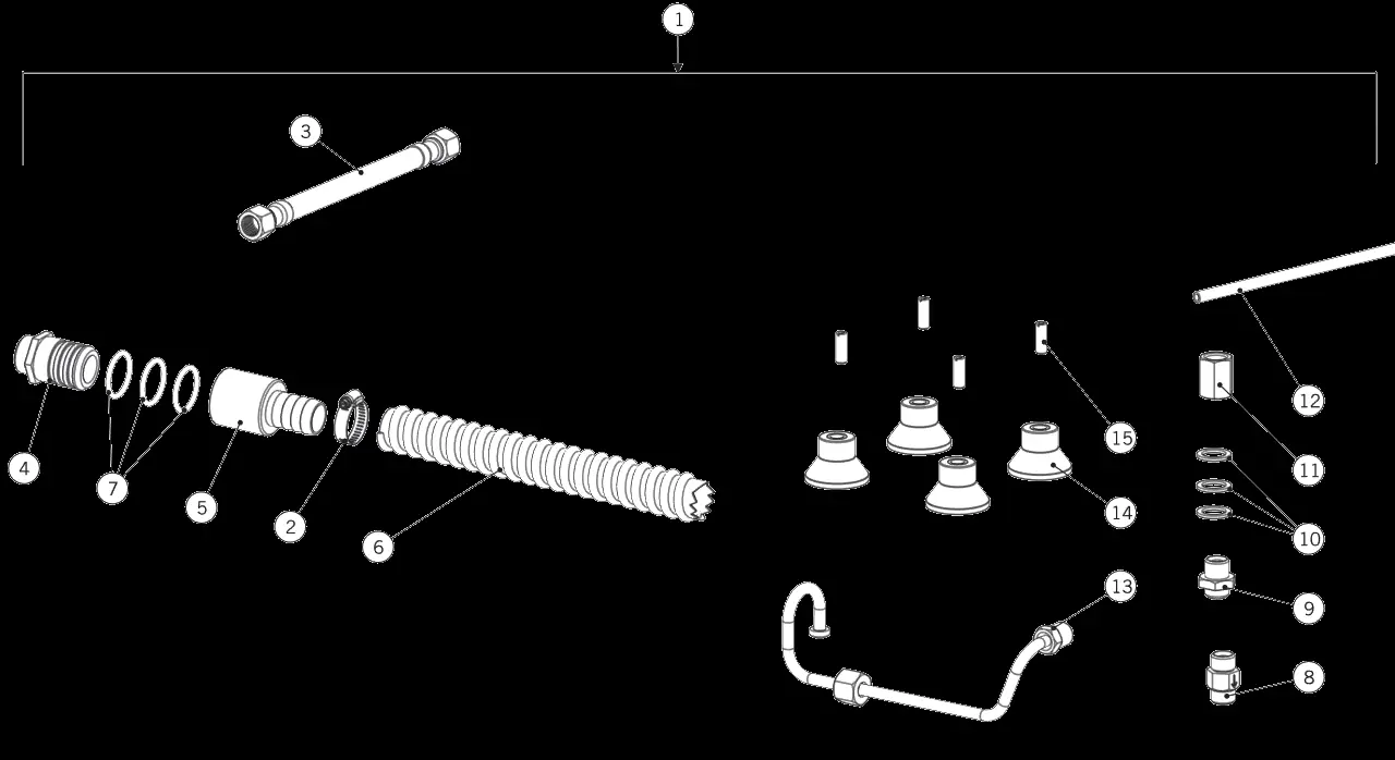 Festwasseranschluss-Set Linea Micra Festwasseranschluss-Set Linea Micra