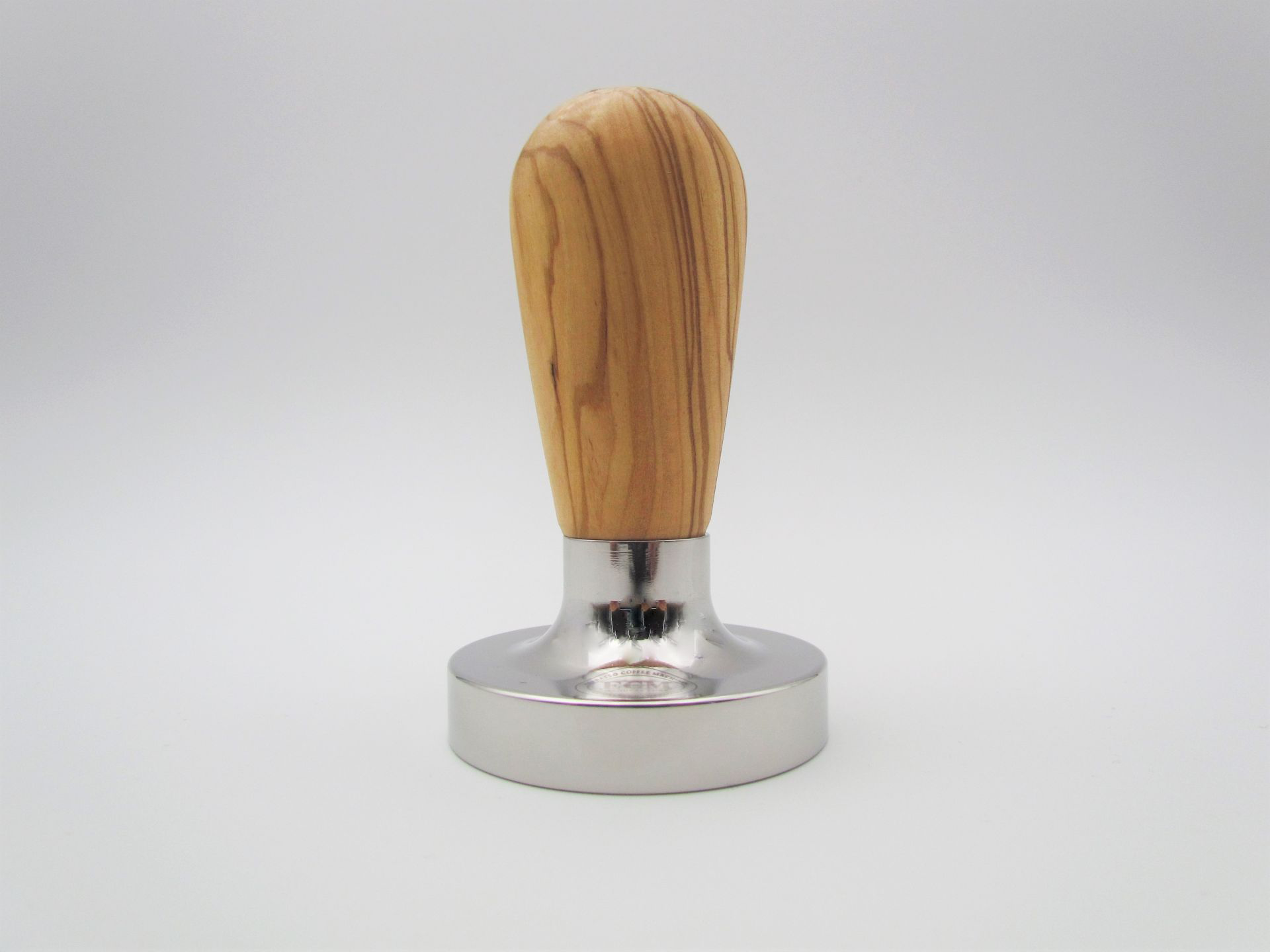 ECM Tamper aus Edelstahl mit Olivenholzgriff ECM Tamper aus Edelstahl mit Olivenholzgriff