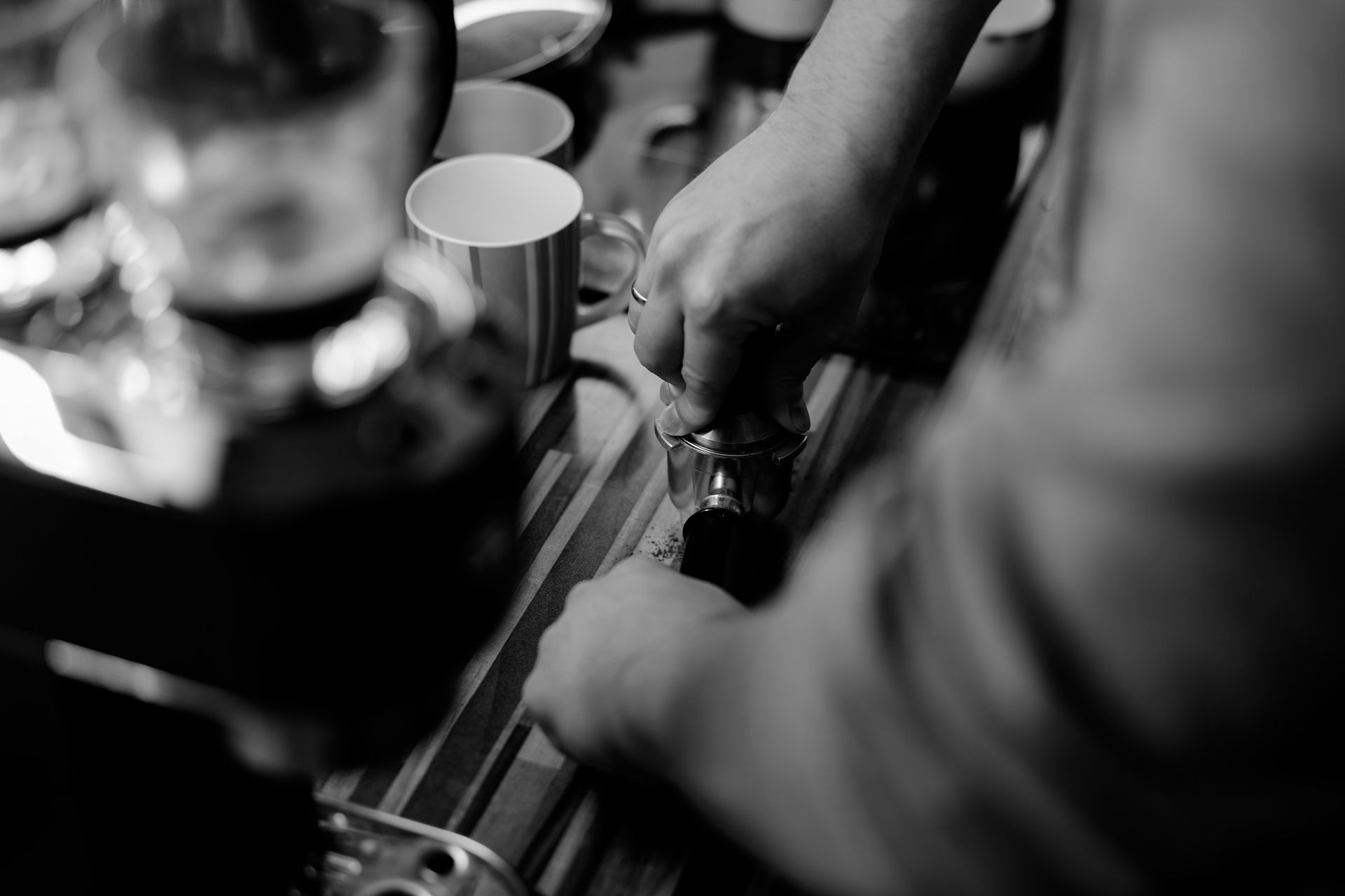 Barista tampt Siebträger Barista tampt Siebträger