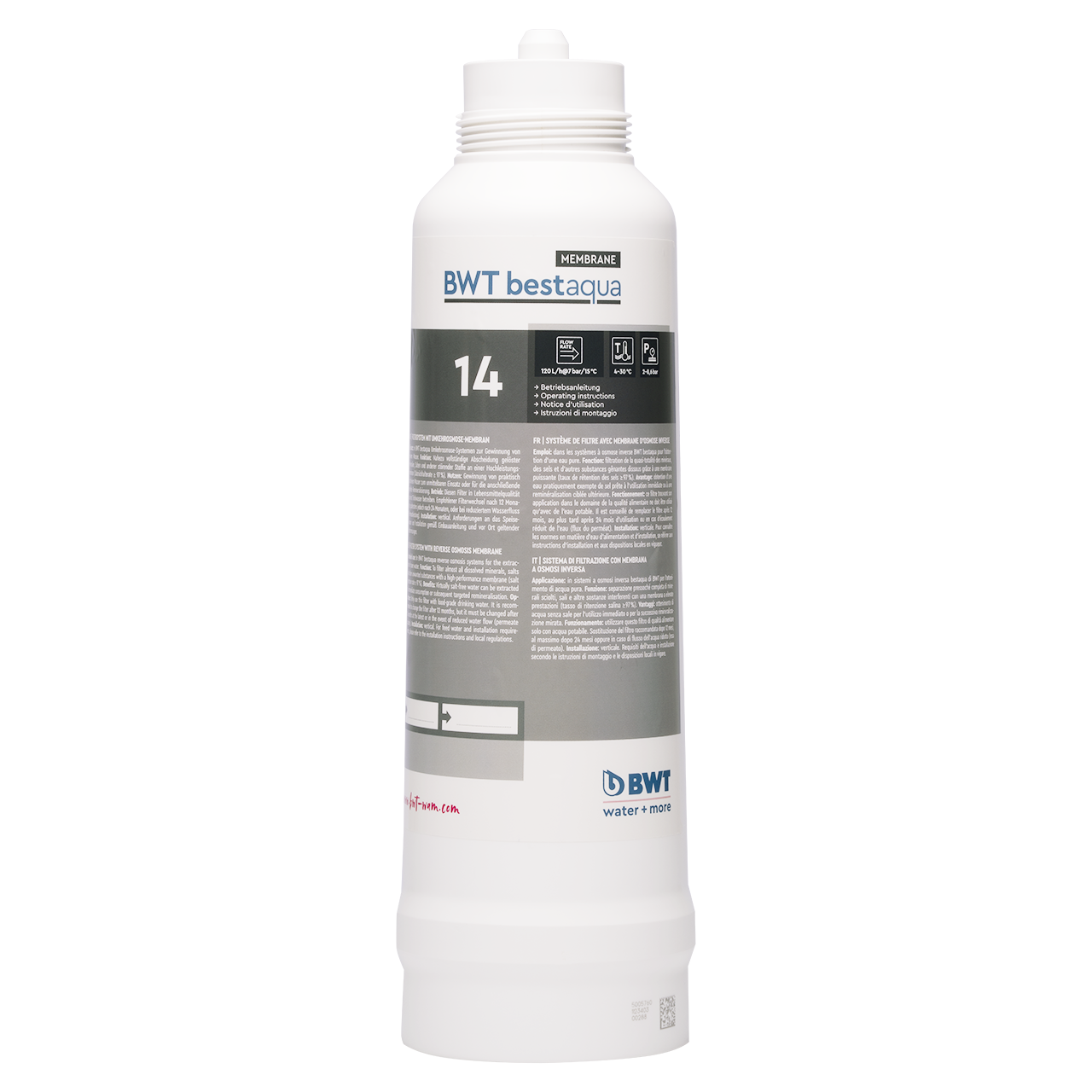 BWT bestaqua Wasserfilter 14 MEMBRANE BWT bestaqua Wasserfilter 14 MEMBRANE Filterkartusche