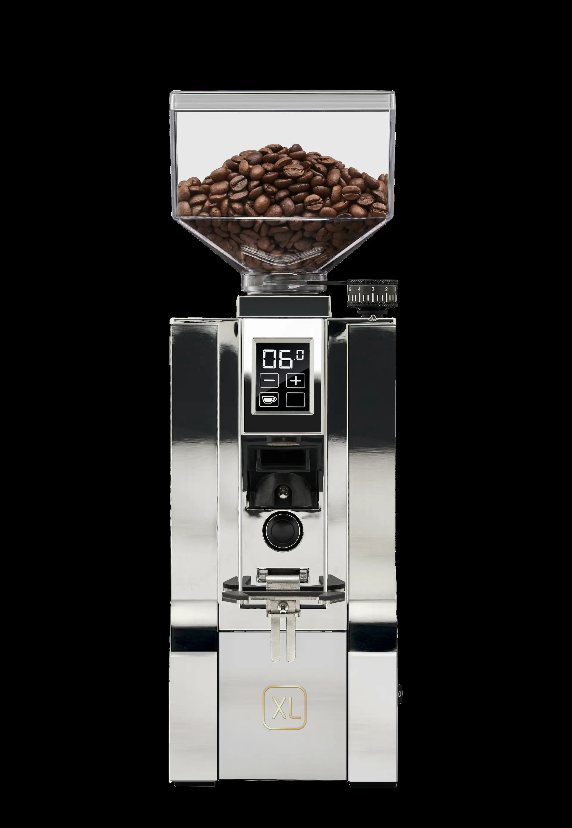 Eureka Mignon XL Espressomhle Chrom Chrom Eureka Mignon XL Espressomhle Chrom Chrom Kopie