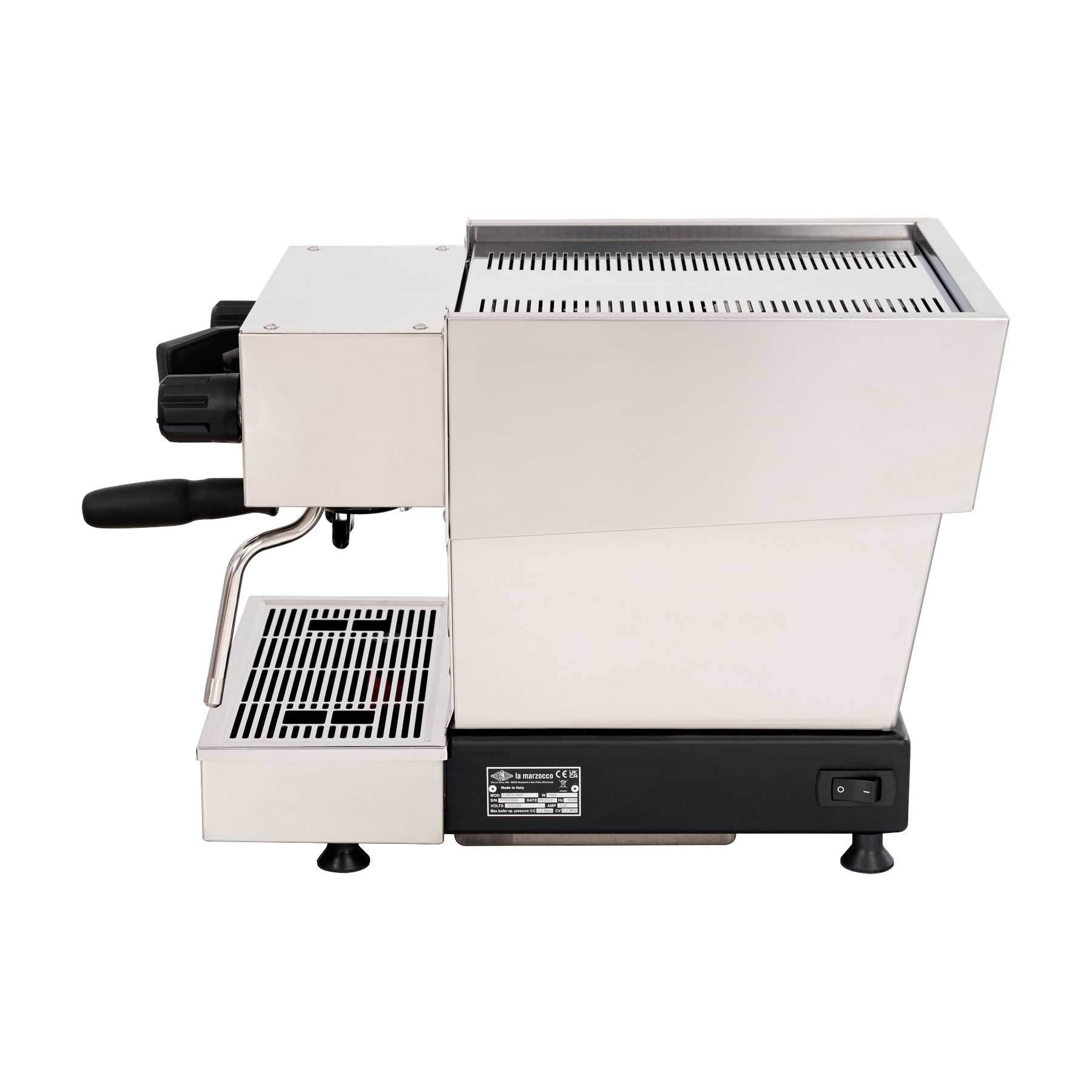La Marzocco Linea Mini R Espressomaschine | Gebürsteter Stahl