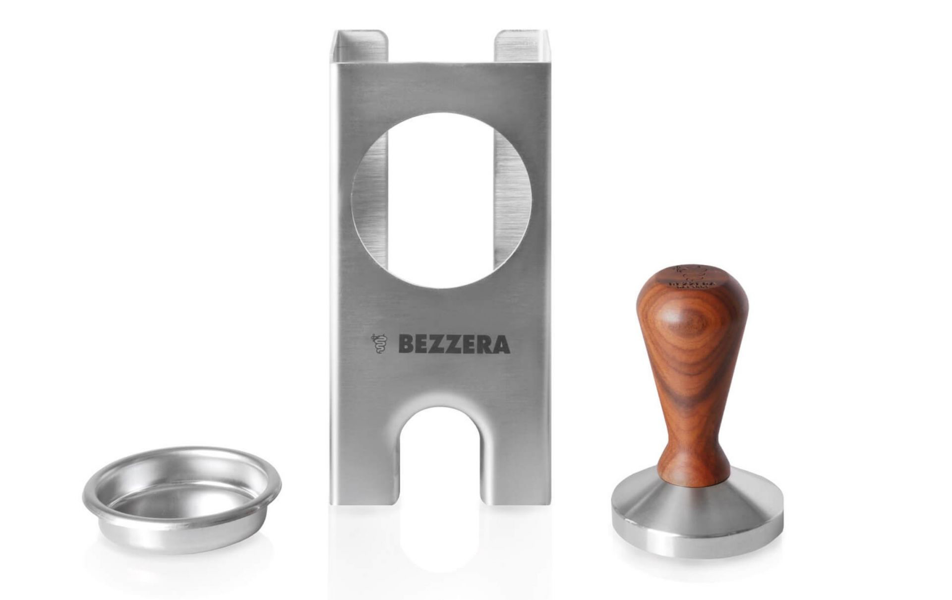 Bezzera Tamping Set mit Holz-Tamper Bezzera Tamping Set mit Holz-Tamper