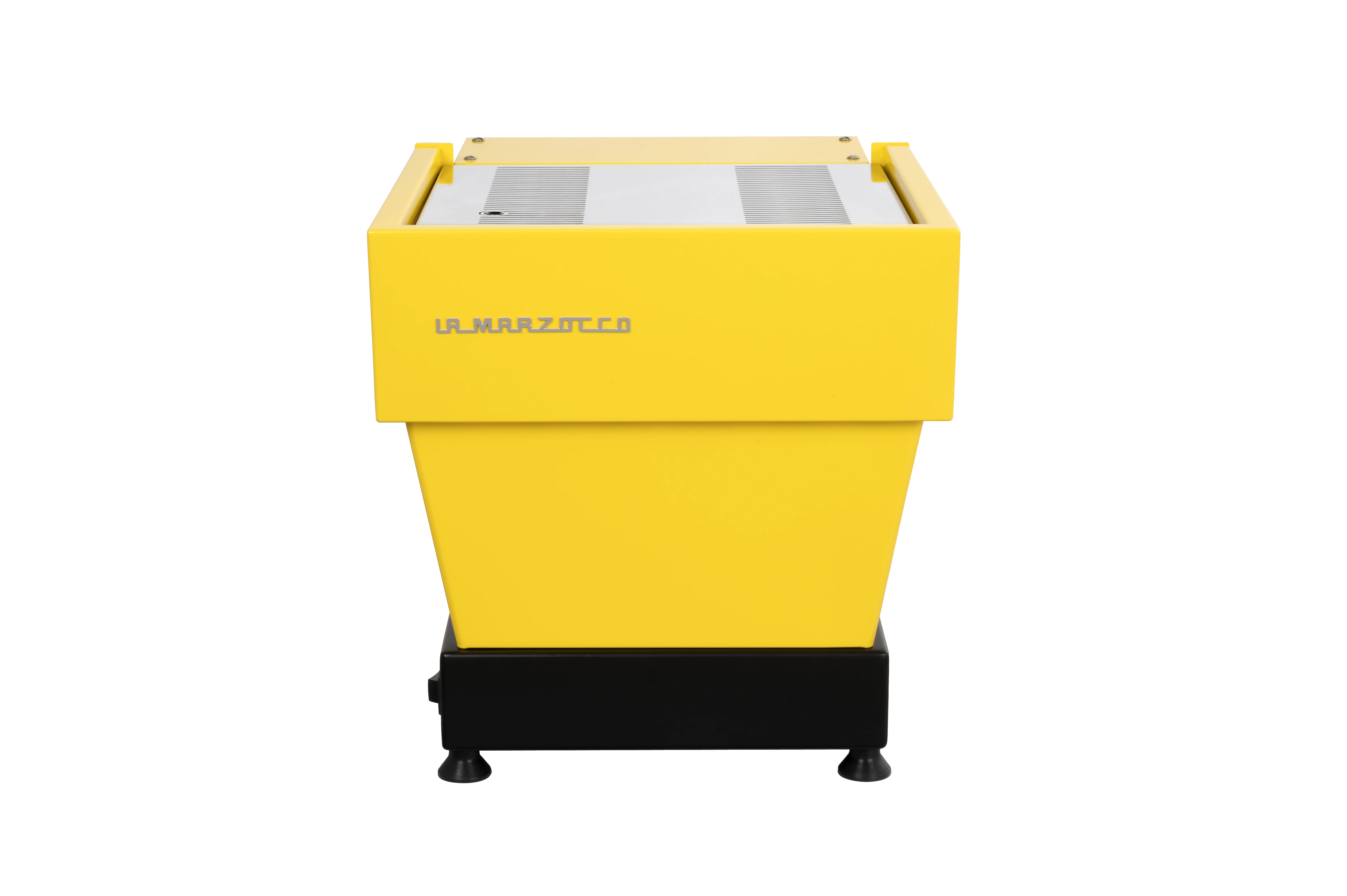 La Marzocco Linea Mini R Gelb von hinten La Marzocco Linea Mini R Gelb von hinten