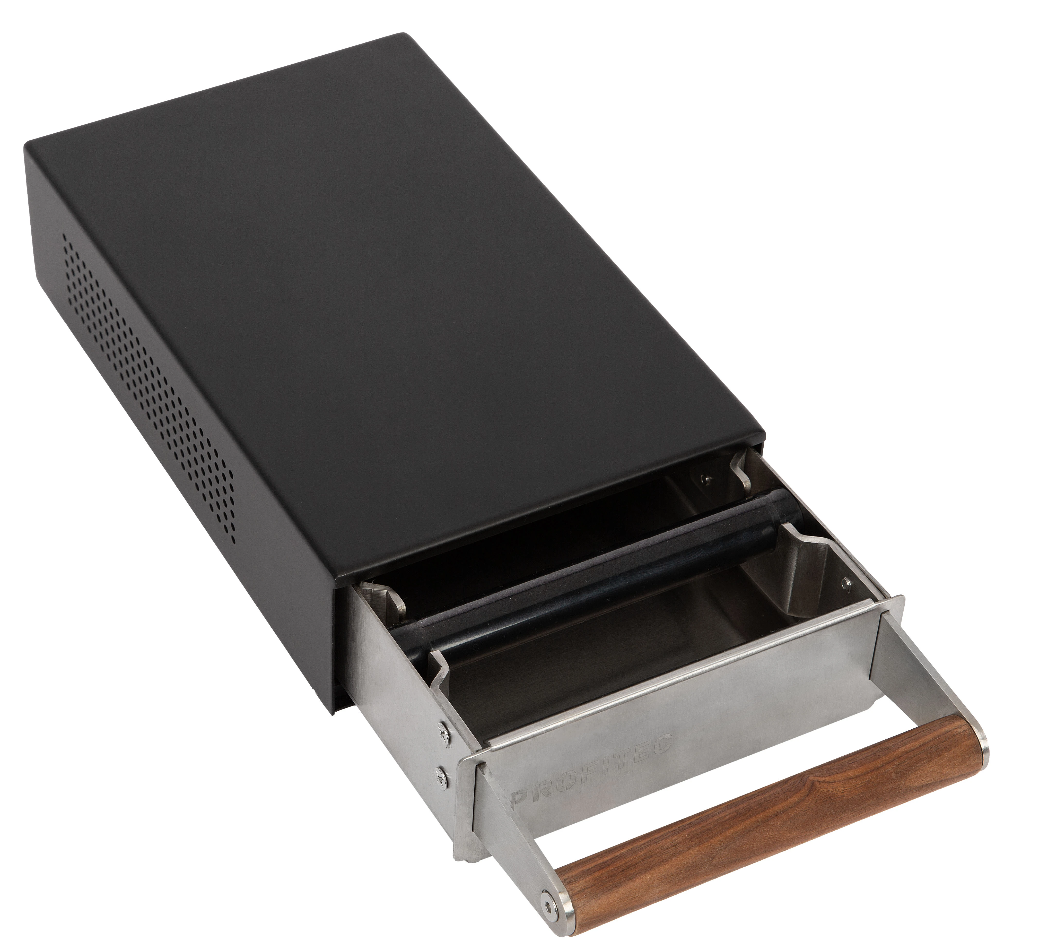 Profitec Sudschublade Schwarz mit Holzgriff Profitec Sudschublade Schwarz mit Holzgriff