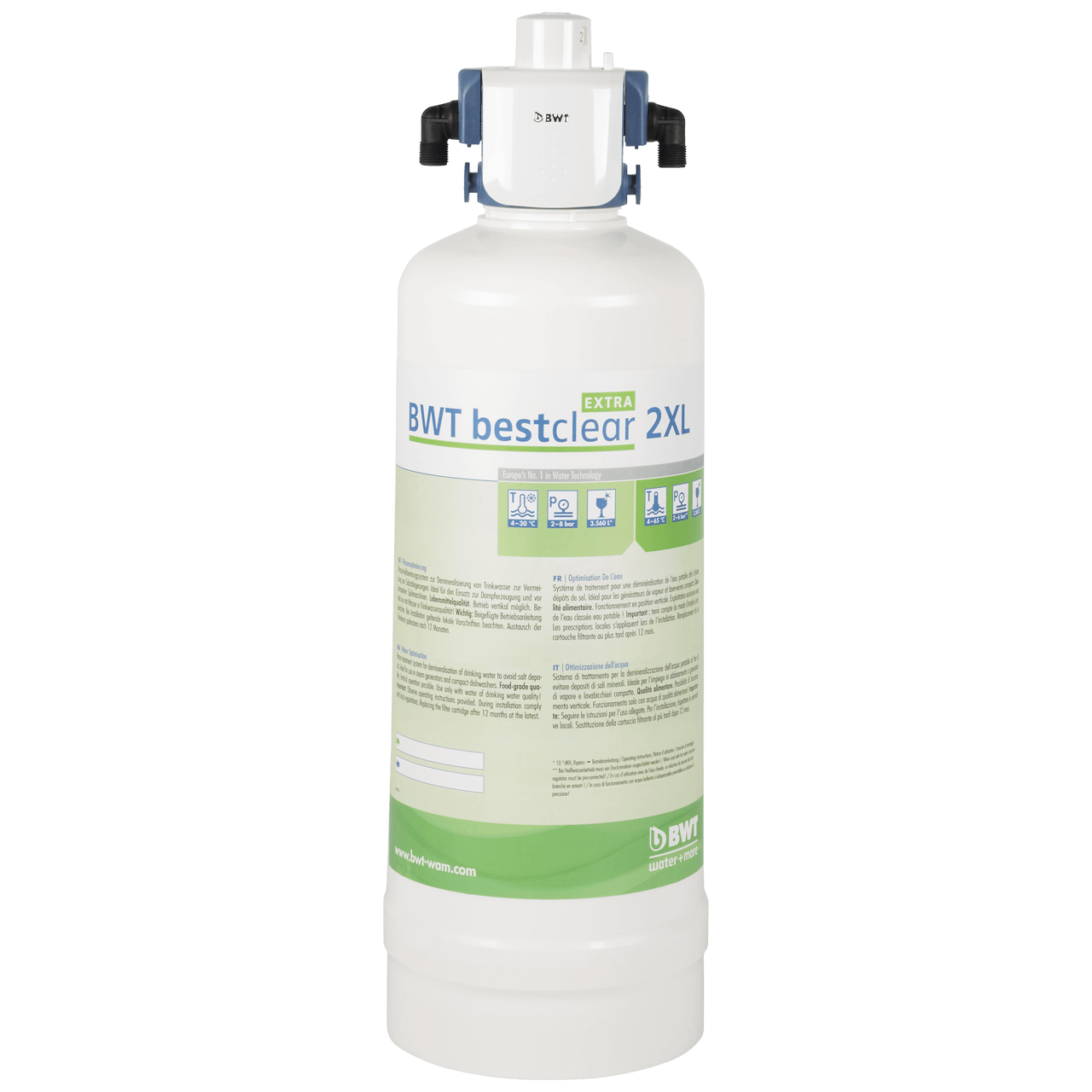BWT Bestclear Extra 2XL Wasserfilter Filterkerze mit Filterkopf