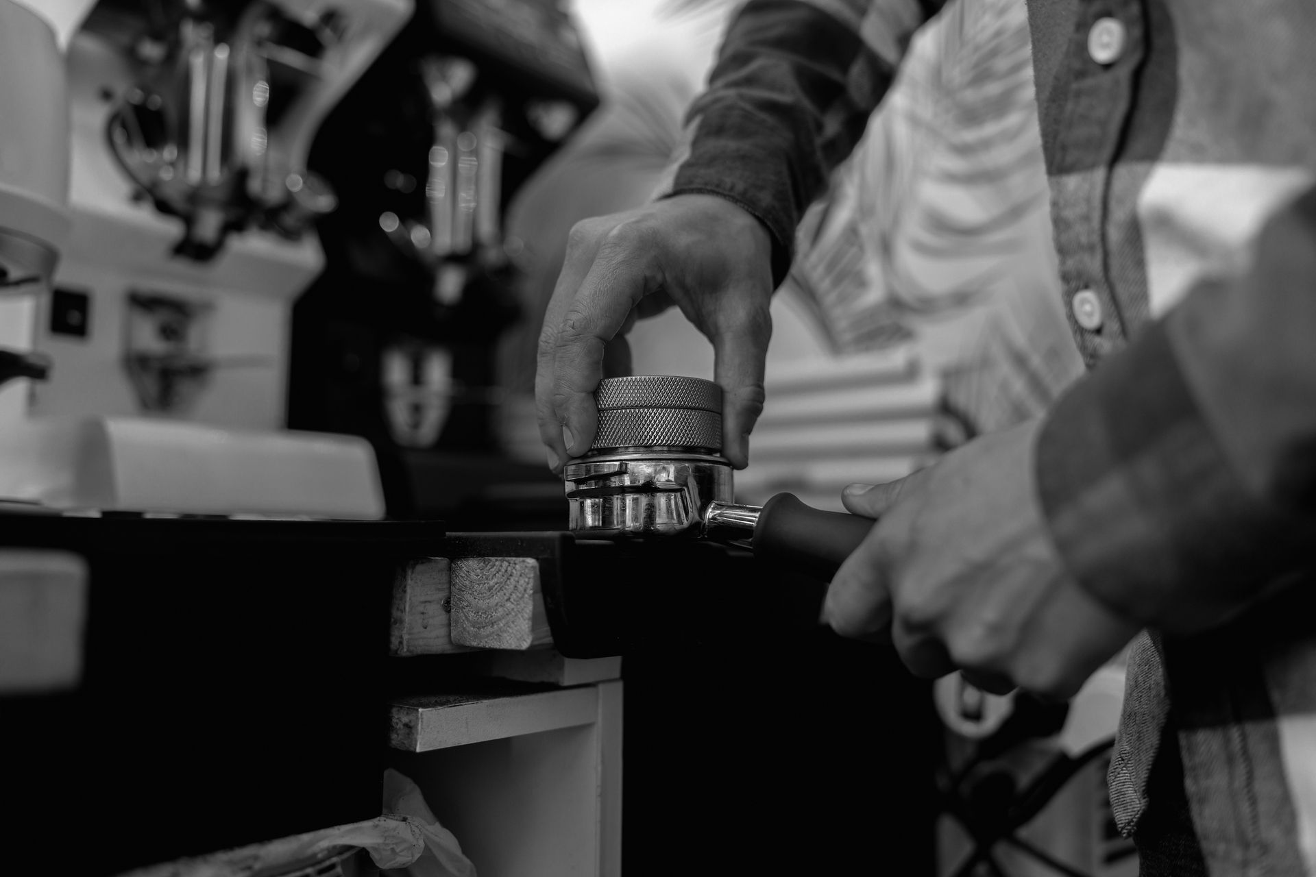 Barista tampt Siebträger Barista tampt Siebträger