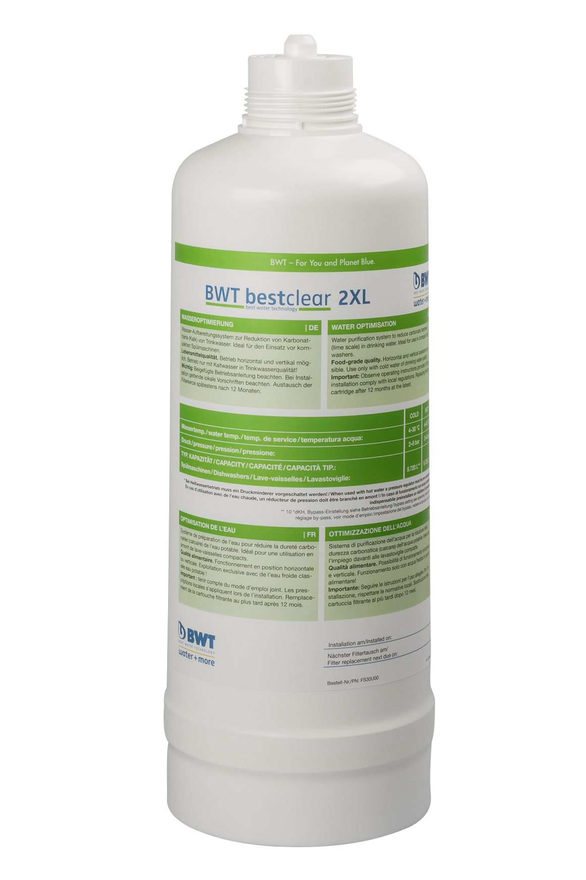 BWT Bestclear Wasserfilter 2XL Filterkerze BWT Bestclear Wasserfilter 2XL Filterkerze