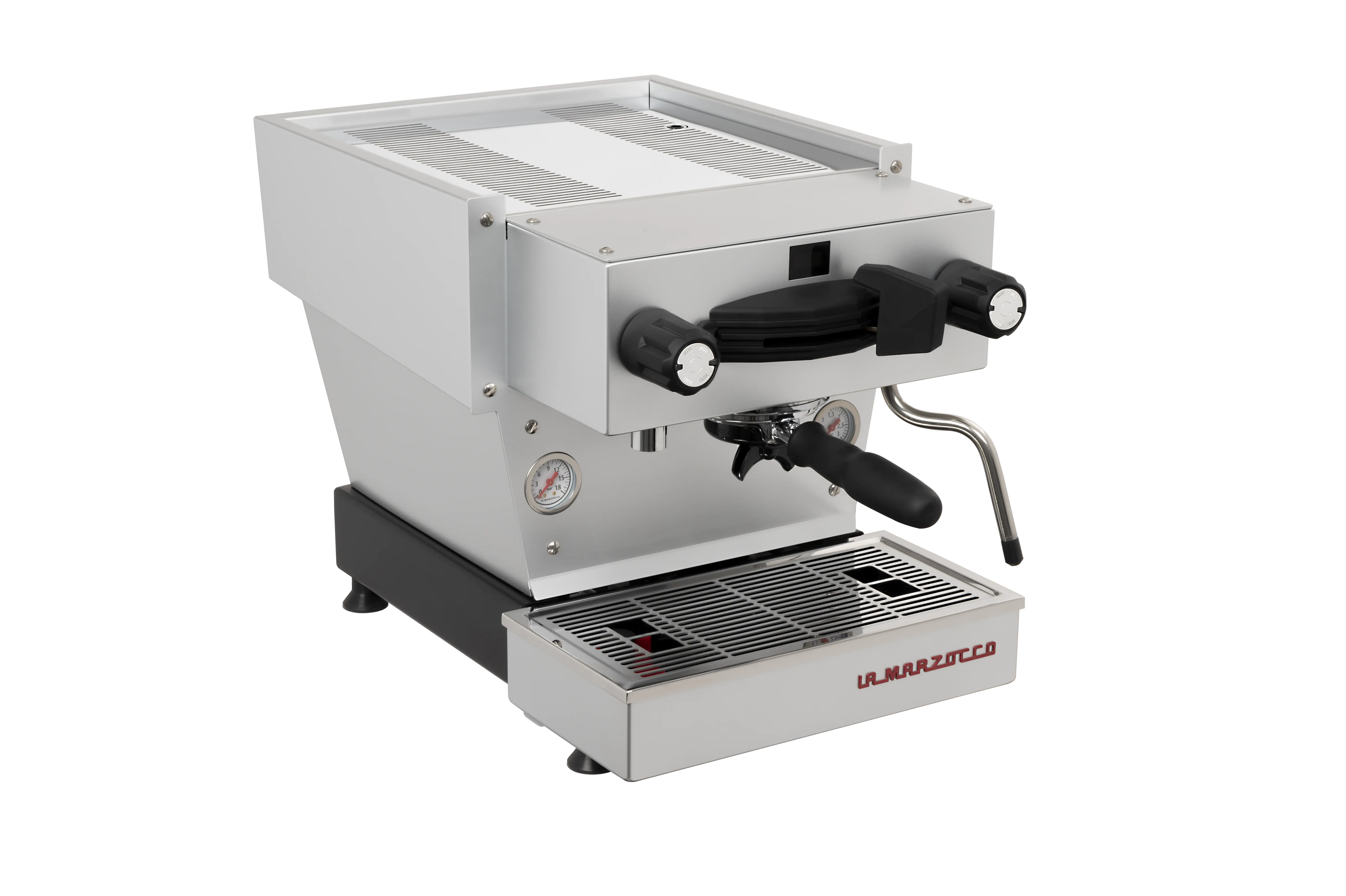 La Marzocco Linea Mini R Grau Matt Front La Marzocco Linea Mini R Silber Matt Front