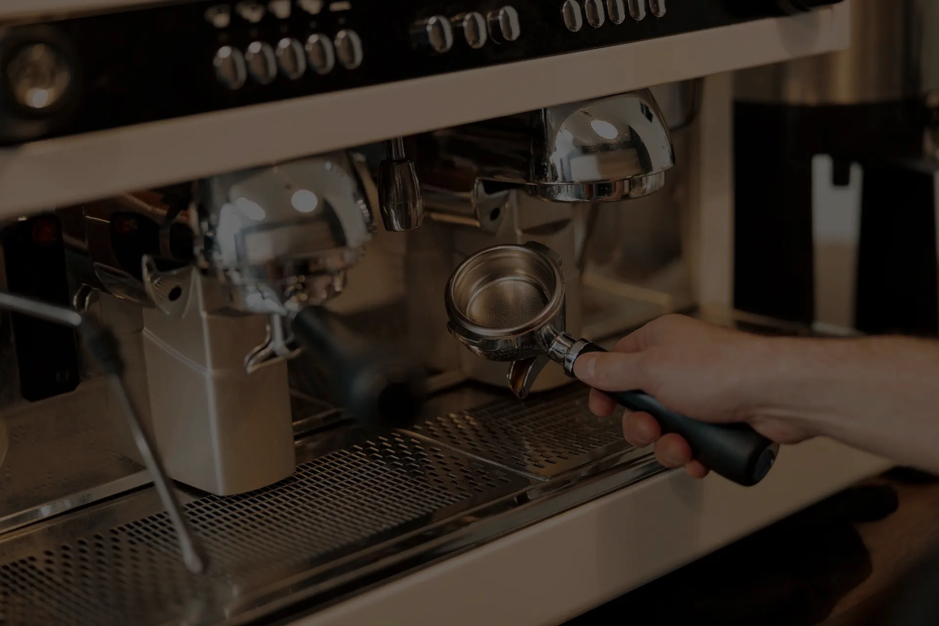 Siebträgermaschine Flushing