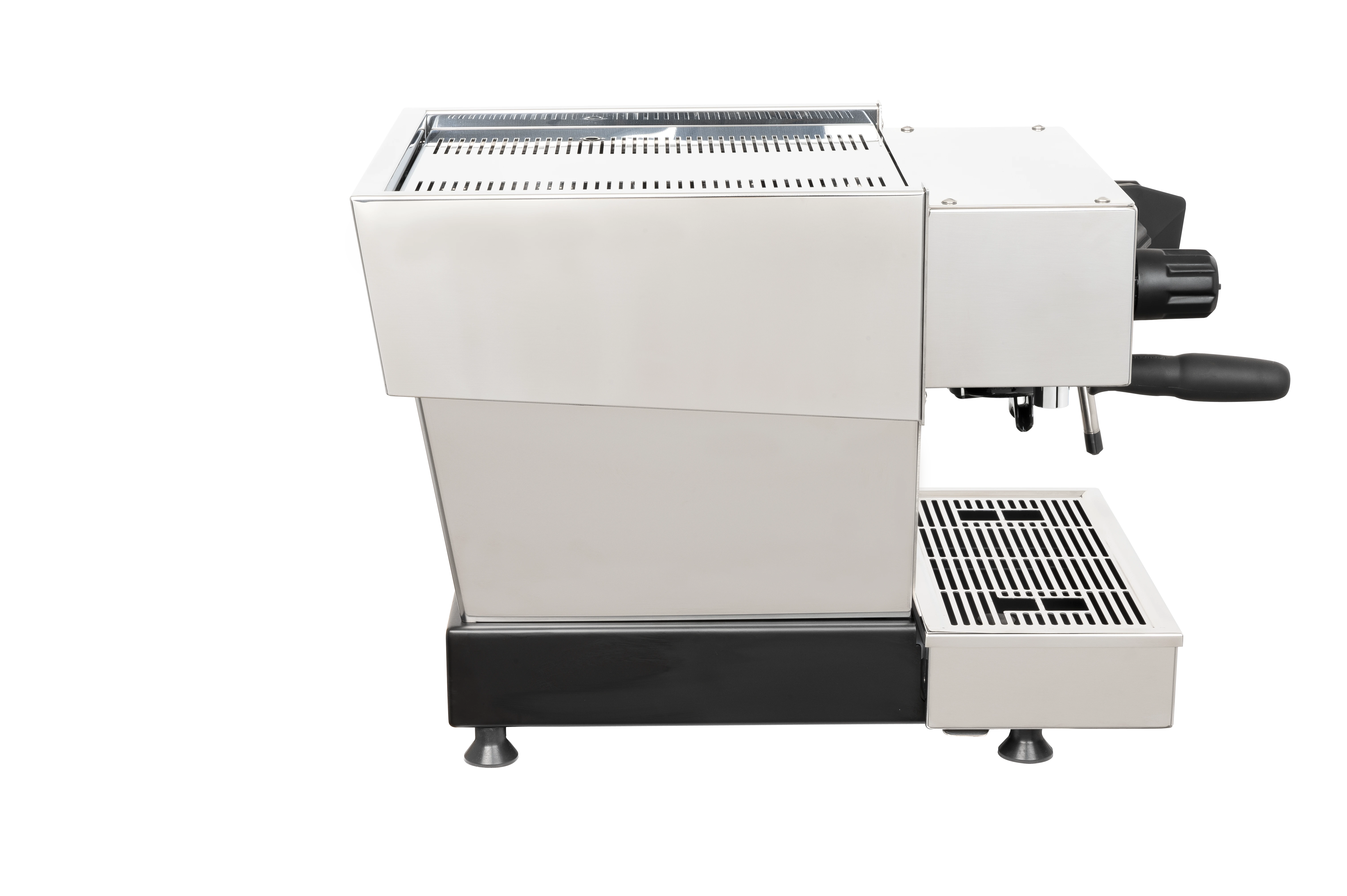 La Marzocco Linea Mini R Edelstahl seitlich La Marzocco Linea Mini R seitlich