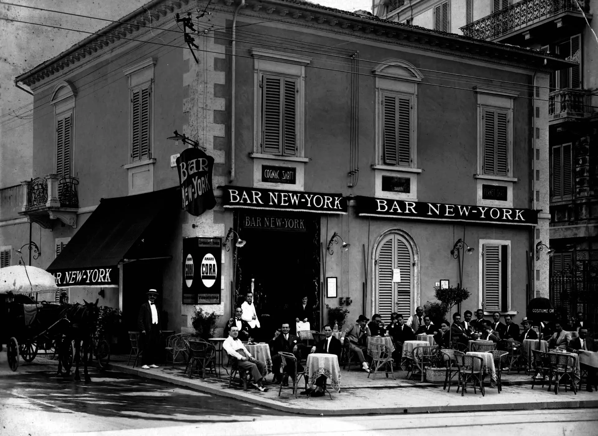 Caffe New York historisches Bild