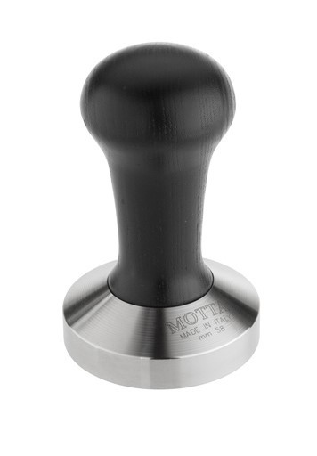 Motta Tamper Buche schwarz - 58mm - Convex  - Flat Motta Tamper Buche schwarz - 58mm - Convex  - Flat