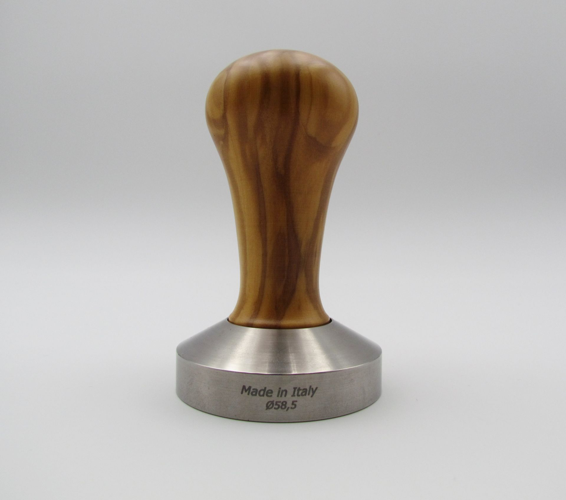 Tamper aus Olivenholz - 58,5 mm Tamper aus Olivenholz - 58,5 mm